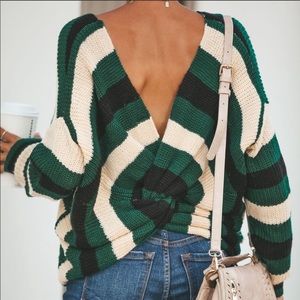 VICI twist back sweater